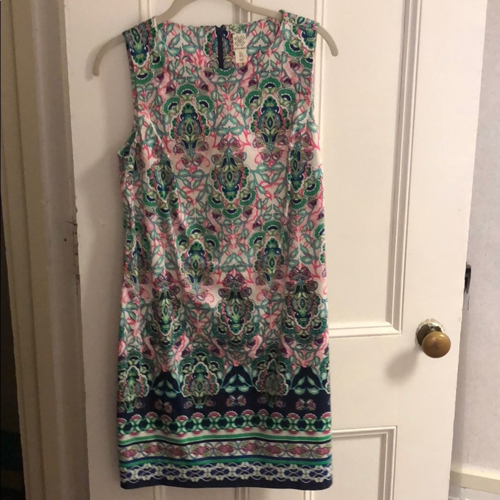 printed summer shift dress